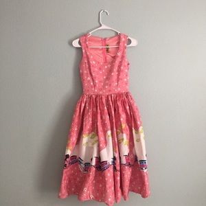 Mary Blair trains dress